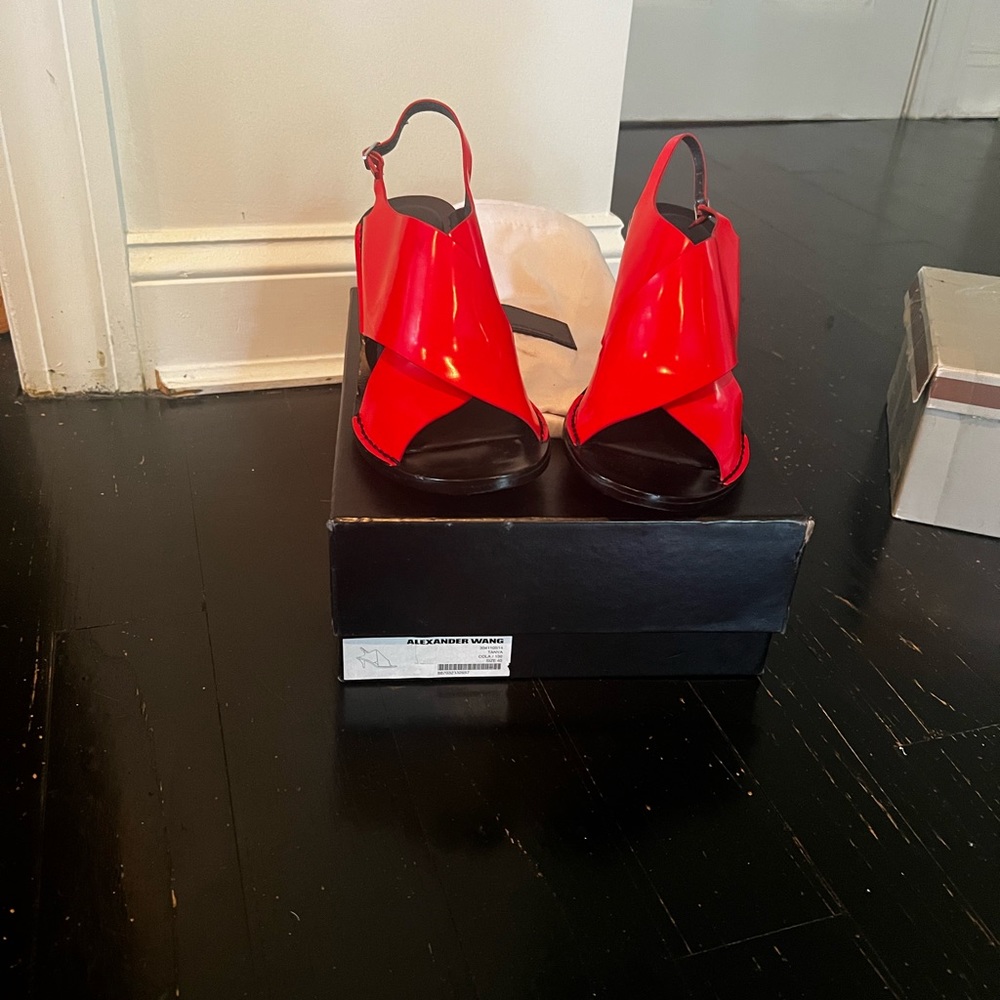 Bright Red Alexander Wang Sandals